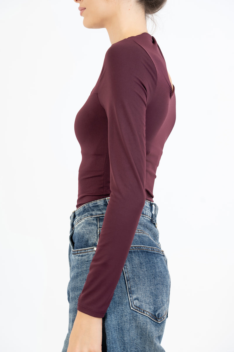 Body Cut-Out Glam – doppio scollo asimmetrico