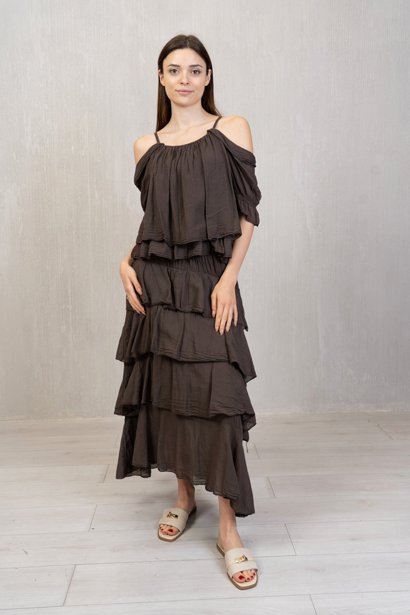 Maglia spalla scoperta in cotone