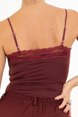 Body Lace Touch con bretelle sottili