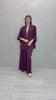 Kimono corto in tessuto fluido