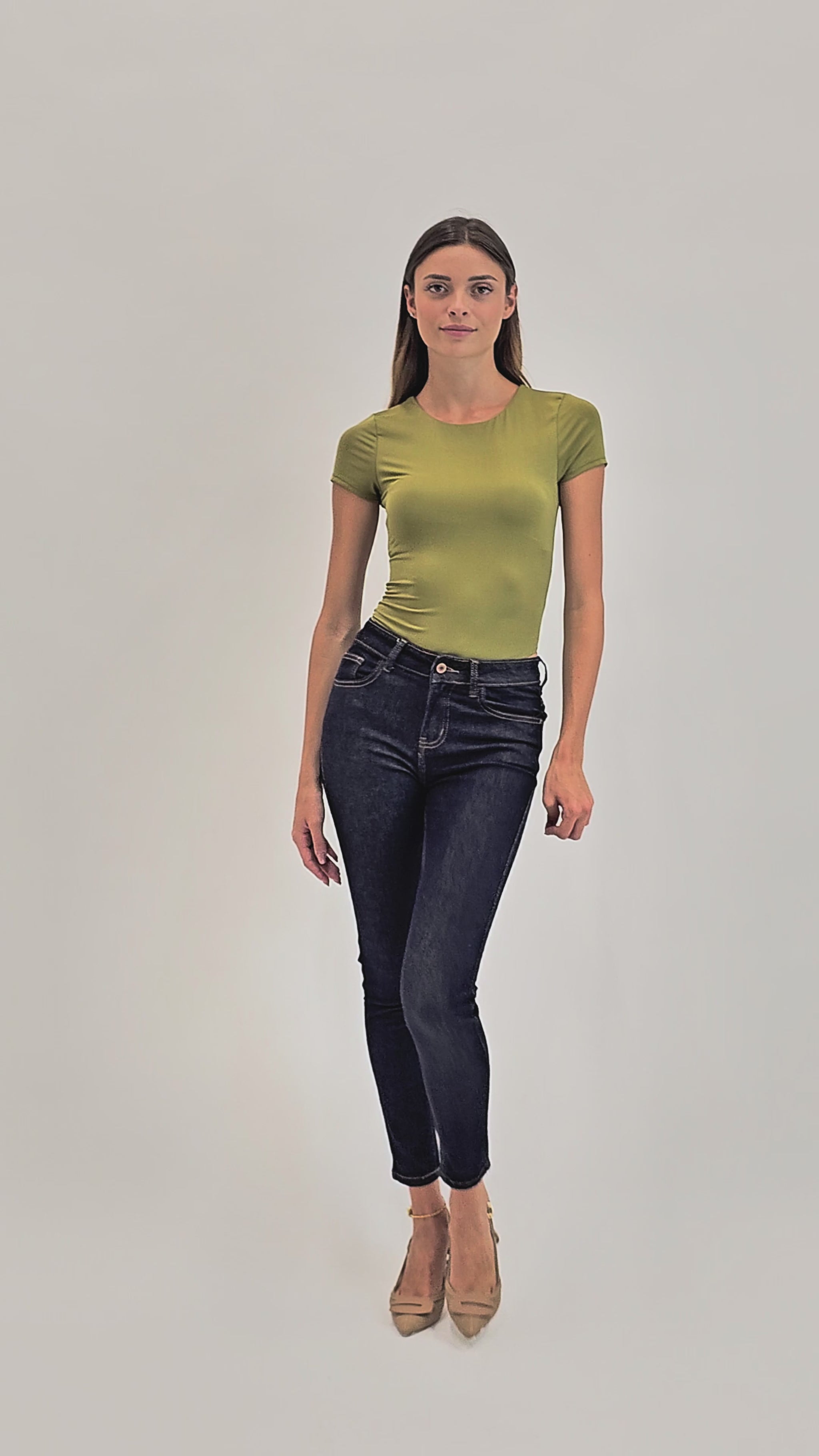 Jeans Skinny Lavaggio Zero Elasticizzato.