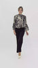 Maglia in georgette velata WildZebra con fodera