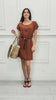 Abito midi over in Tencel con cintura regolabile