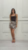 Minigonna Portafoglio Safari Toile in 100% Viscosa Made in Italy