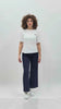 T-shirt in cotone con ricamo bassotto Made in Italy