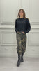 Maglia Lumira girocollo alto con micropaillettes