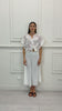 Camicia Over Traforata con Inserti in Pizzo
