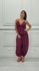 Top Fiammato con Scollo a Triangolo Made in Italy