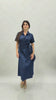 Abito chemisier portafoglio effetto chambray