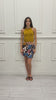 Top in Maglia Scollo Americano a Costine