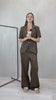 Coordinato Marrone in Misto Lino – Giacca e Palazzo