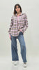 Camicia over in flanella di cotone fantasia Soft Tartan