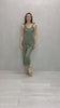 Top in Lino con laccetti regolabili