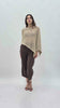 Poncho rete lurex in cotone effetto crochet