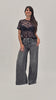 Maglia in pizzo Midnight Bloom over