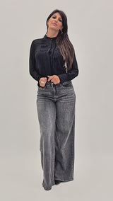 Camicia Georgette Pleats.