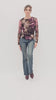 Maglia Draped Sheer Bloom