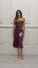 Pantalone Midi in Misto Viscosa con Fusciacca Charm