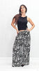 Pantalone Zebra Flow palazzo in misto viscosa