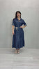Abito camicia lungo in chambray