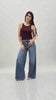 Jeans palazzo denim leggero comfort fit