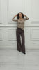 Jeans Perla Marrone