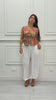 Pantalone Aladin in Viscosa Fiammata Made in Italy