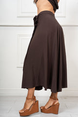 Gonna Lunga Pareo in Viscosa Made in Italy