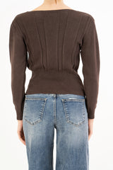 Maglioncino Soft Lines con scollo barca