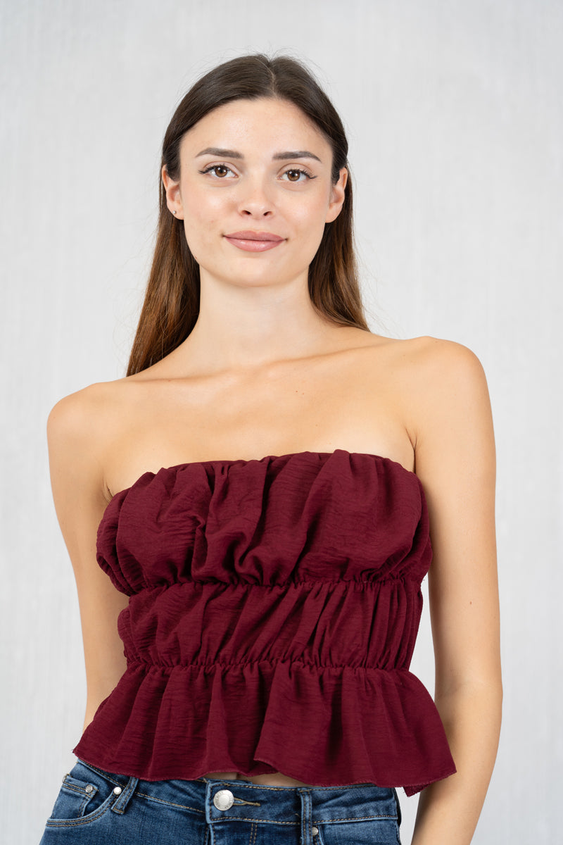 Top Bali Breeze a fascia con schiena scoperta