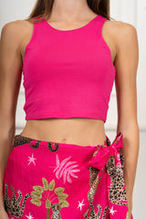 Top Crop Doppiato Basic