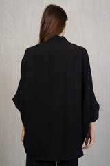 Kimono corto in tessuto fluido
