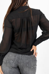 Camicia Georgette Pleats