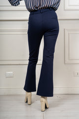 Pantalone Margot Flare Blu