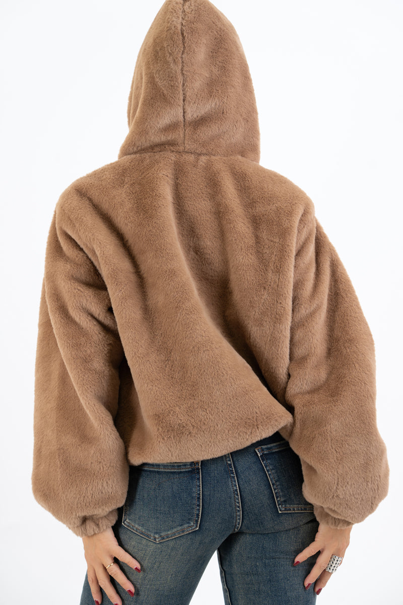 Pellicciotto Dream Cozy con cappuccio