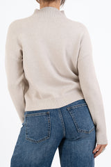 Maglione CozyVibe collo vulcano in misto viscosa