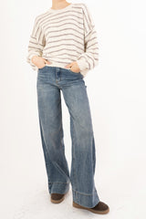 Maglione Soft Lines over a righe