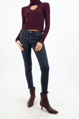 Maglia GoldKeyhole in misto viscosa