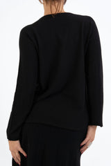 Maglia SoftVibe in misto viscosa scollo a V