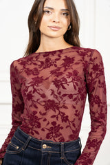 Maglia Velvet Bloom Round