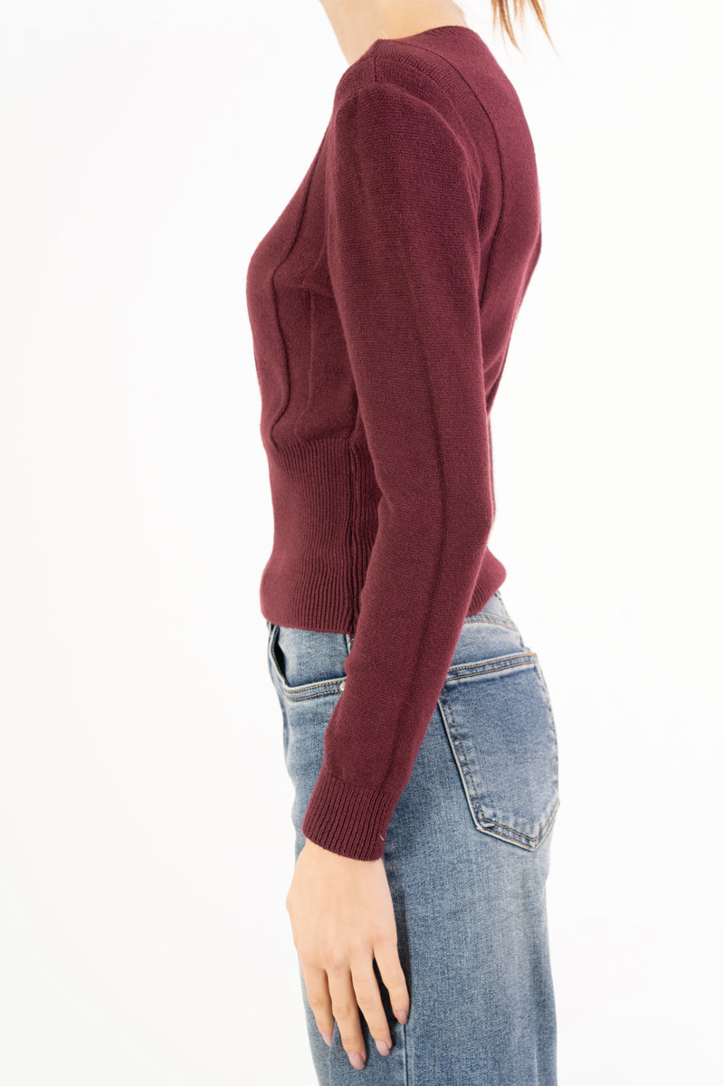 Maglioncino Soft Lines con scollo barca