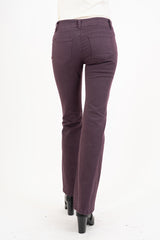 Jeans Zampetta Prugna Made in Italy
