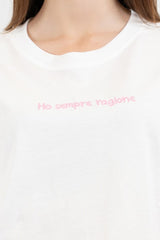 T-shirt scritta cotone “Ho sempre ragione”.