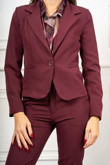 Giacca Belgravia Borgogna