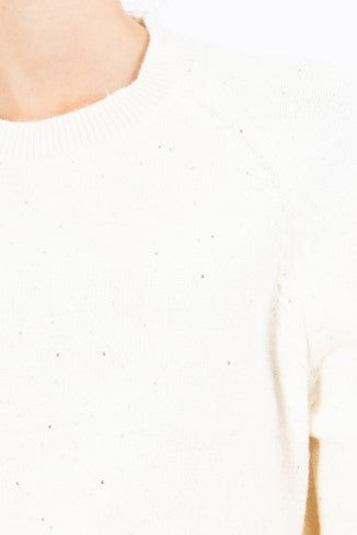 Maglia Sparkle con Micro Paillettes