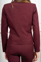Giacca Belgravia Borgogna
