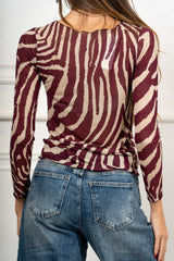 Maglia Aveline Zebrata
