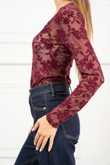 Maglia Velvet Bloom V