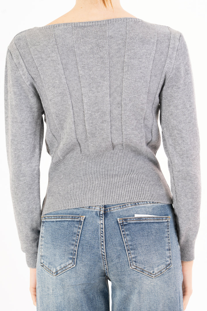 Maglioncino Soft Lines con scollo barca