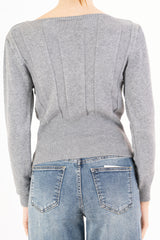 Maglioncino Soft Lines con scollo barca